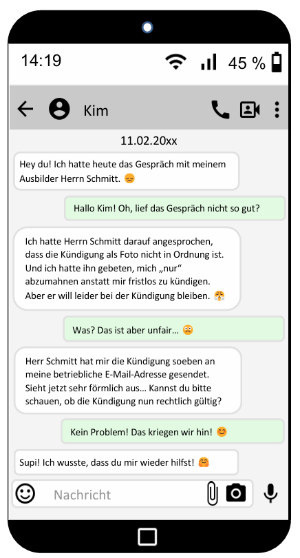 Chatverlauf