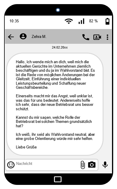 Messengernachricht