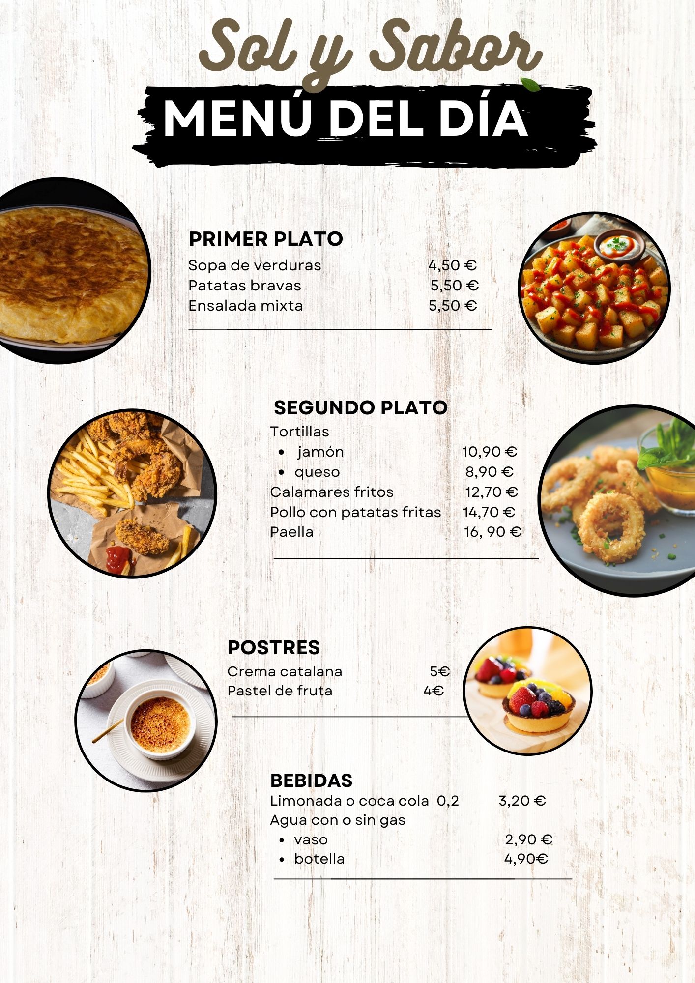 menú